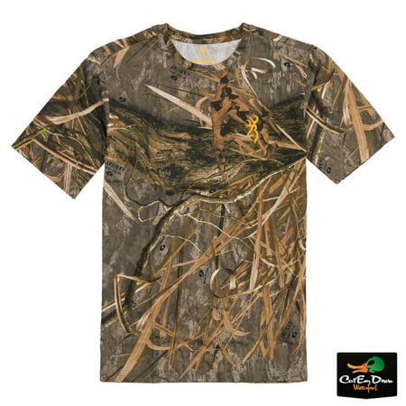 Browning Men's Wasatch Short Sleeve Shirt- Mossy Oak Shadow Grass Habitat