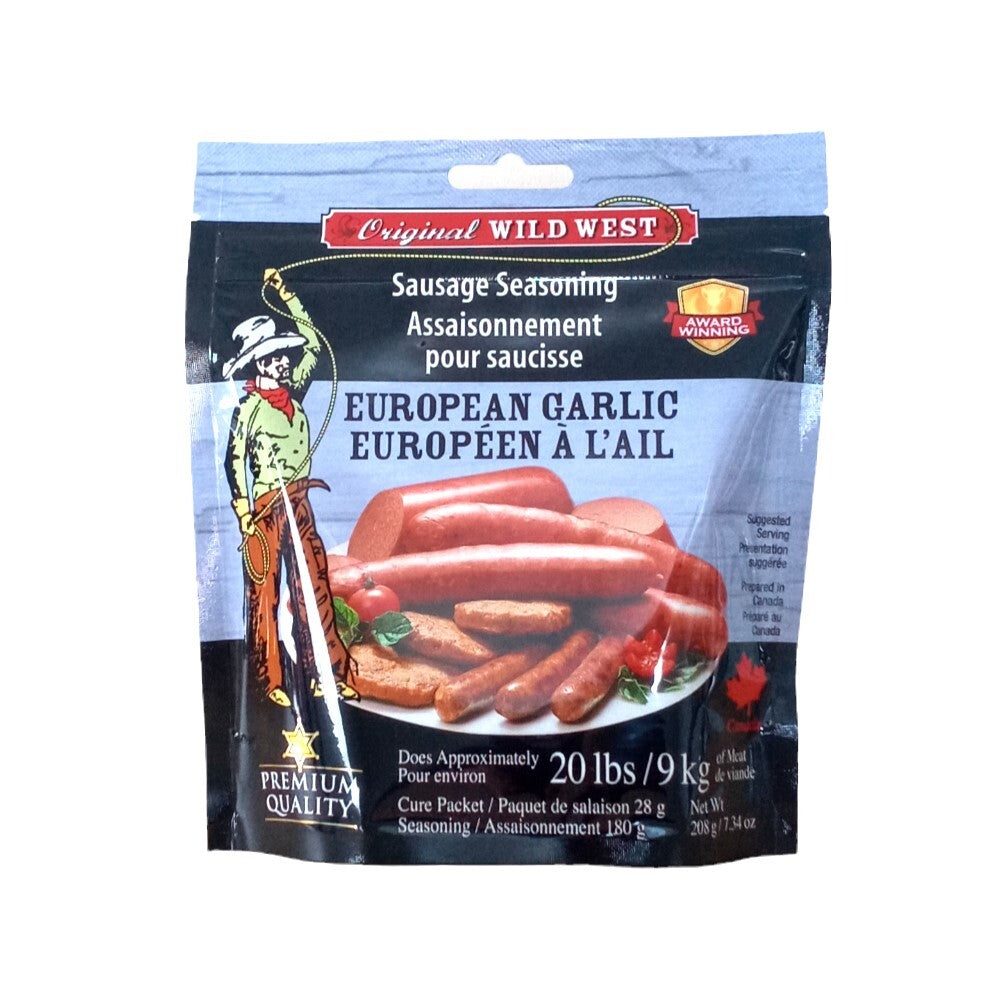 Wild West 30100 European Garlic Sausage Seasoning