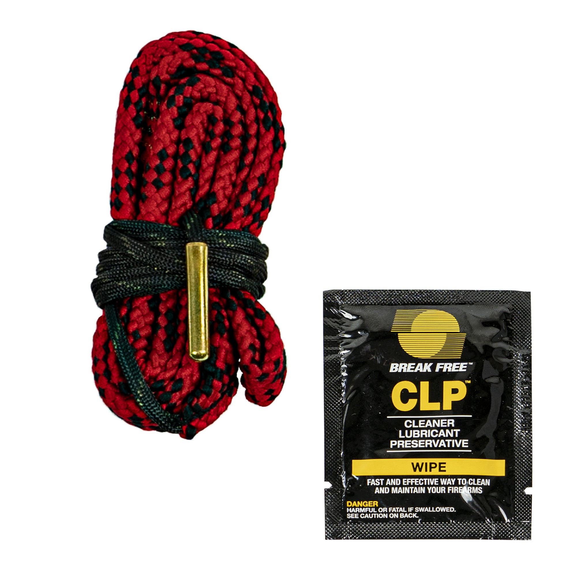 Kleen-Bore for RC-30 30/308 Cal, 7.62mm Rifle Pull Through Rope Cleaner w/ BreakFree CLP Wipe