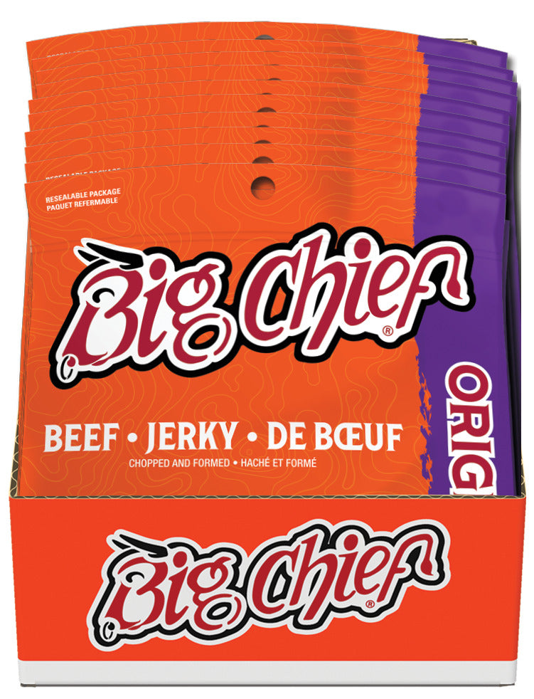 Big Chief 105 Original Beef Jerky Zipper 120g x 12pcs per box