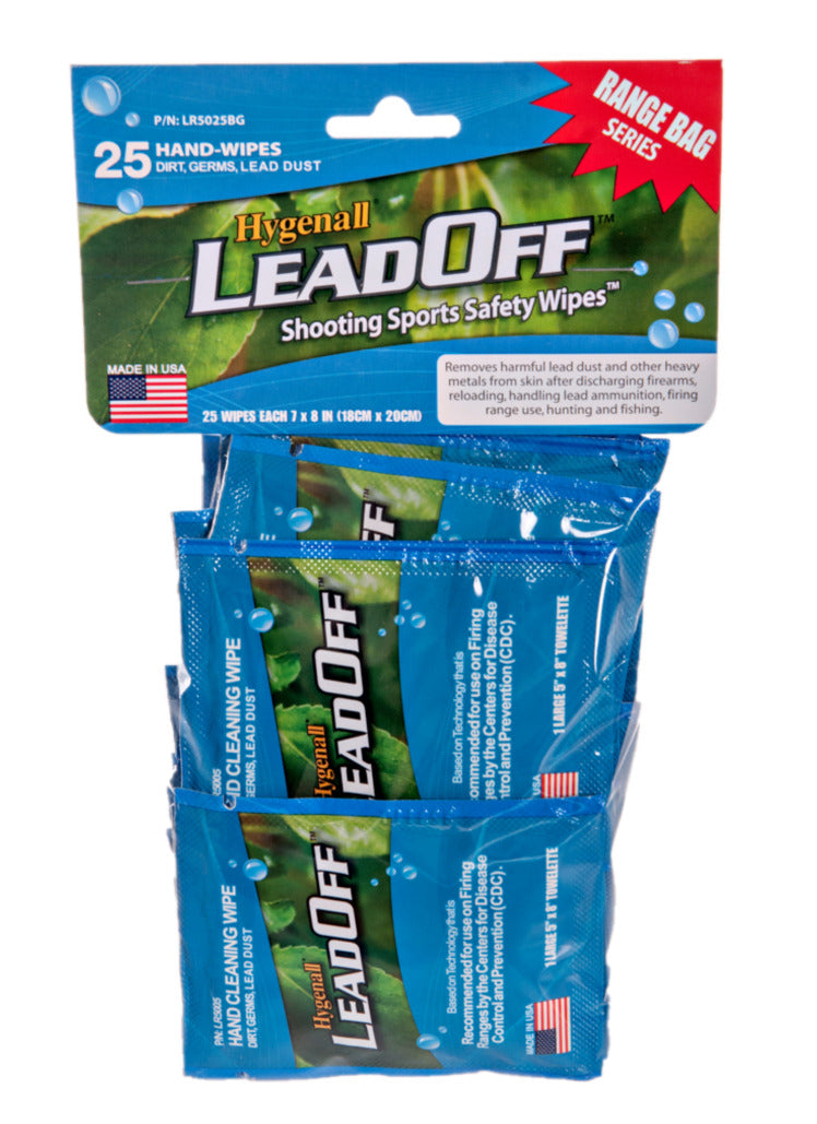 Hygenall Leadoff Range Series Single Wipes, 25 Single Wipes/Pk