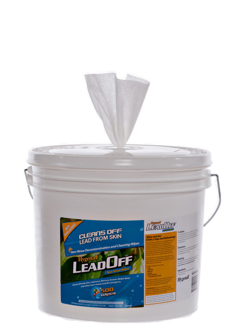 Hygenall LR910NRTBMC Leadoff Wipes, 2 Tubs Each With 500 Wipe Roll
