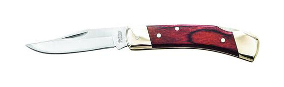 Uncle Henry LB5CP Smokey Knife 3 3/4 Closed Lockback w/Leather Sheath