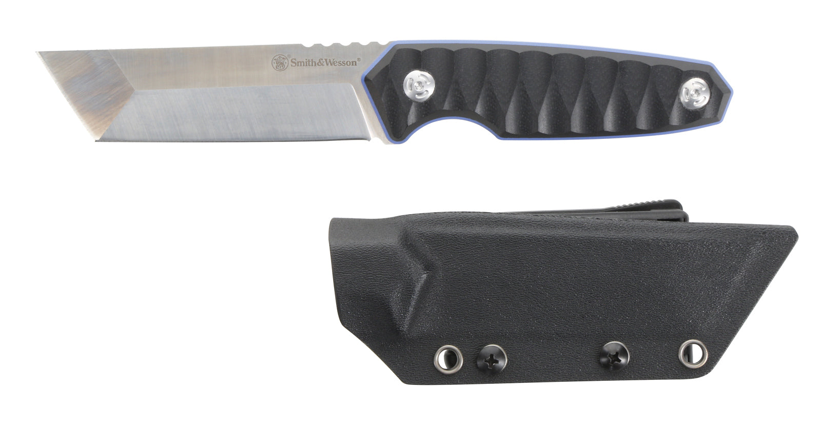Smith & Wesson 24/7 8.5in S.S. Full Tang Fixed Blade Knife with 4in Tanto Blade and G10 Handle with Rigid Sheath