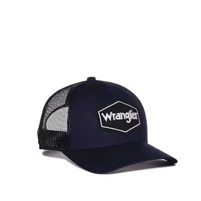 Wrangler Navy/Black Meshback Cap