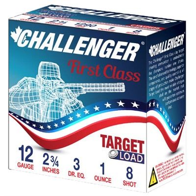 Challenger High Velocity Target Load 12 Gauge 2-3/4 in 1 oz #8