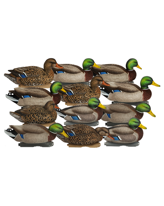 GHG Pro-Grade XD Mallard Harvester Decoys - 12 Pack