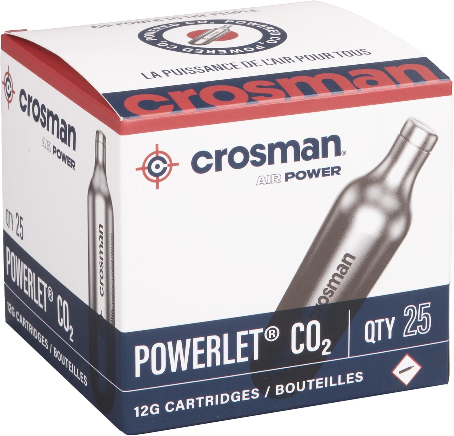 Crosman 12g Powerlet CO2 Cartridges