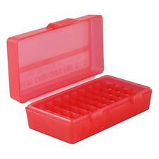 MTM FLIPTOP PISTOL AMMO CASE 9MM-RED-High Falls Outfitters