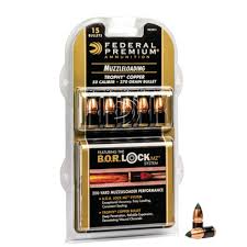 FEDERAL B.O.R.LOCK Trophy Copper Muzzleloader Bullet, .50, 270 Grain - 15/box