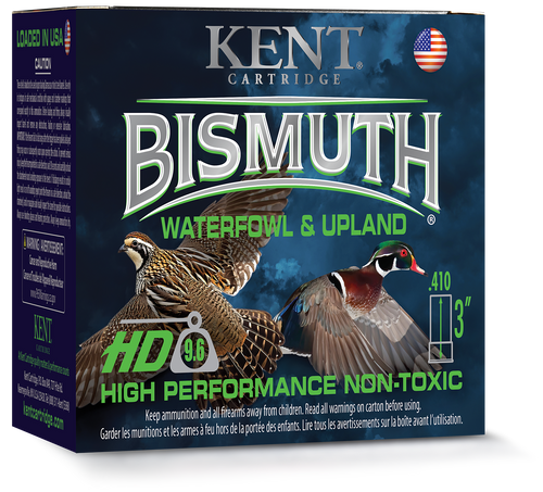 Kent Bismuth Waterfowl & Upland .410 Bore shotshell ammunition