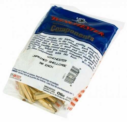 Winchester 7mm Remington Magnum Unprimed Brass Cases - 50 Count