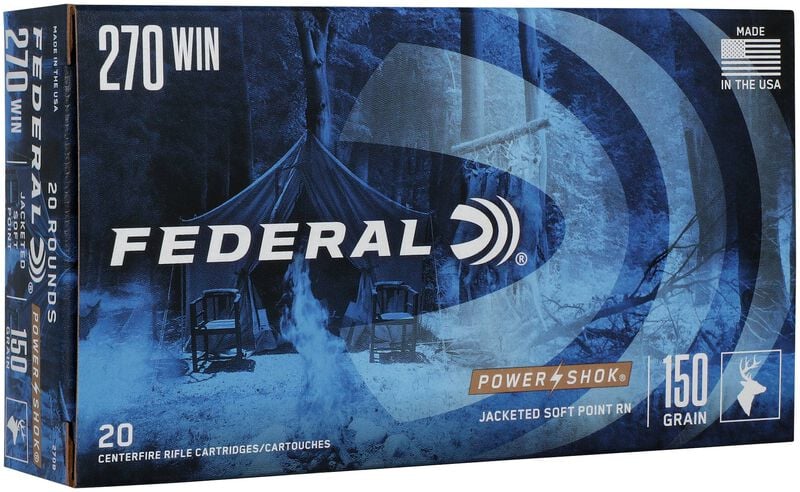 Federal 270 Win 150GR Power Shok SP Rn