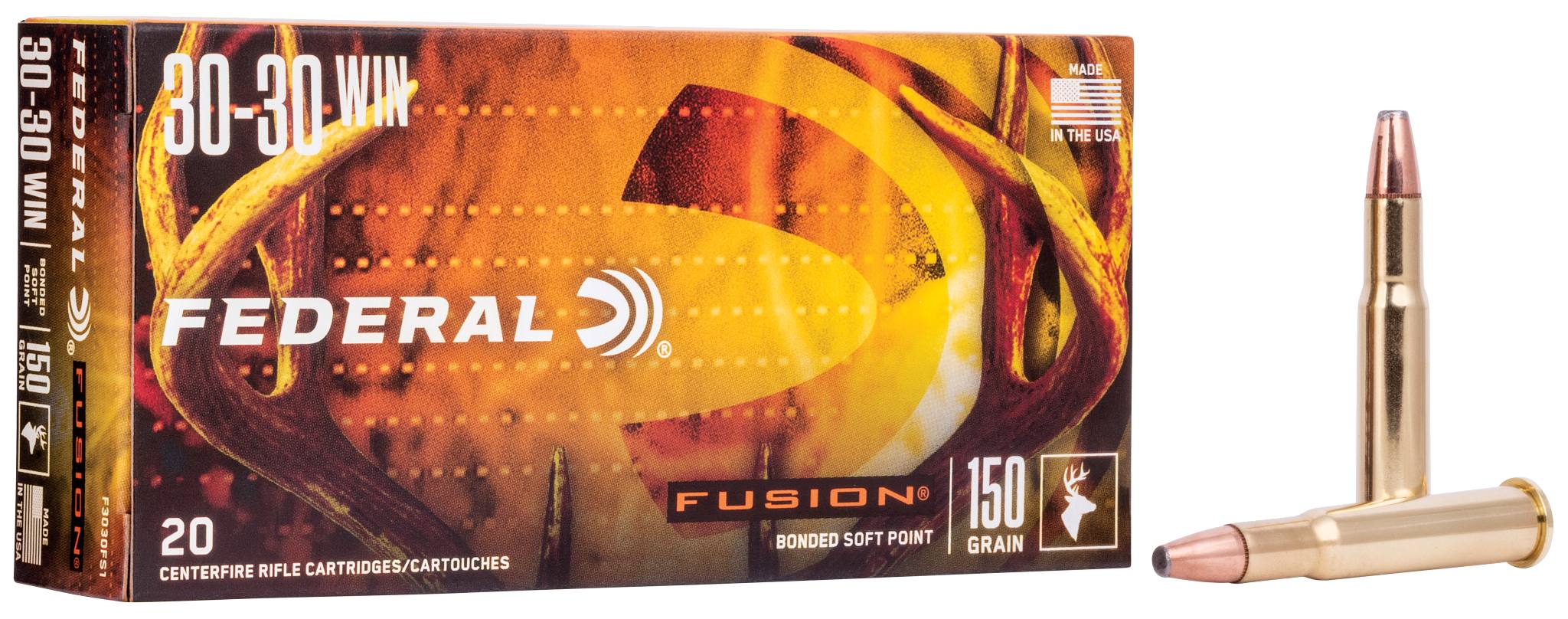Federal Fusion 30-30 Win 150gr Flat Nose product image