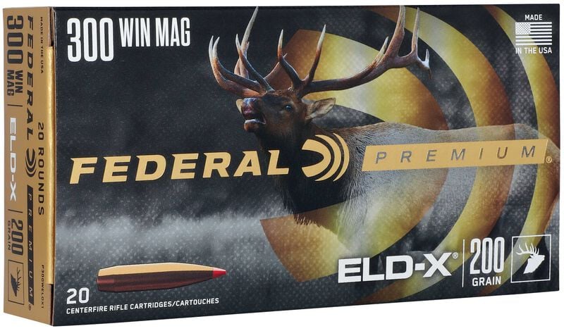 Federal Premium 300 Win Mag 200GR ELD-X Ammo