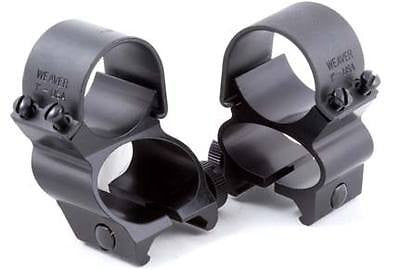 WEAVER SEE-THRU MATTE BLACK 1" DETACHABLE RINGS-High Falls Outfitters