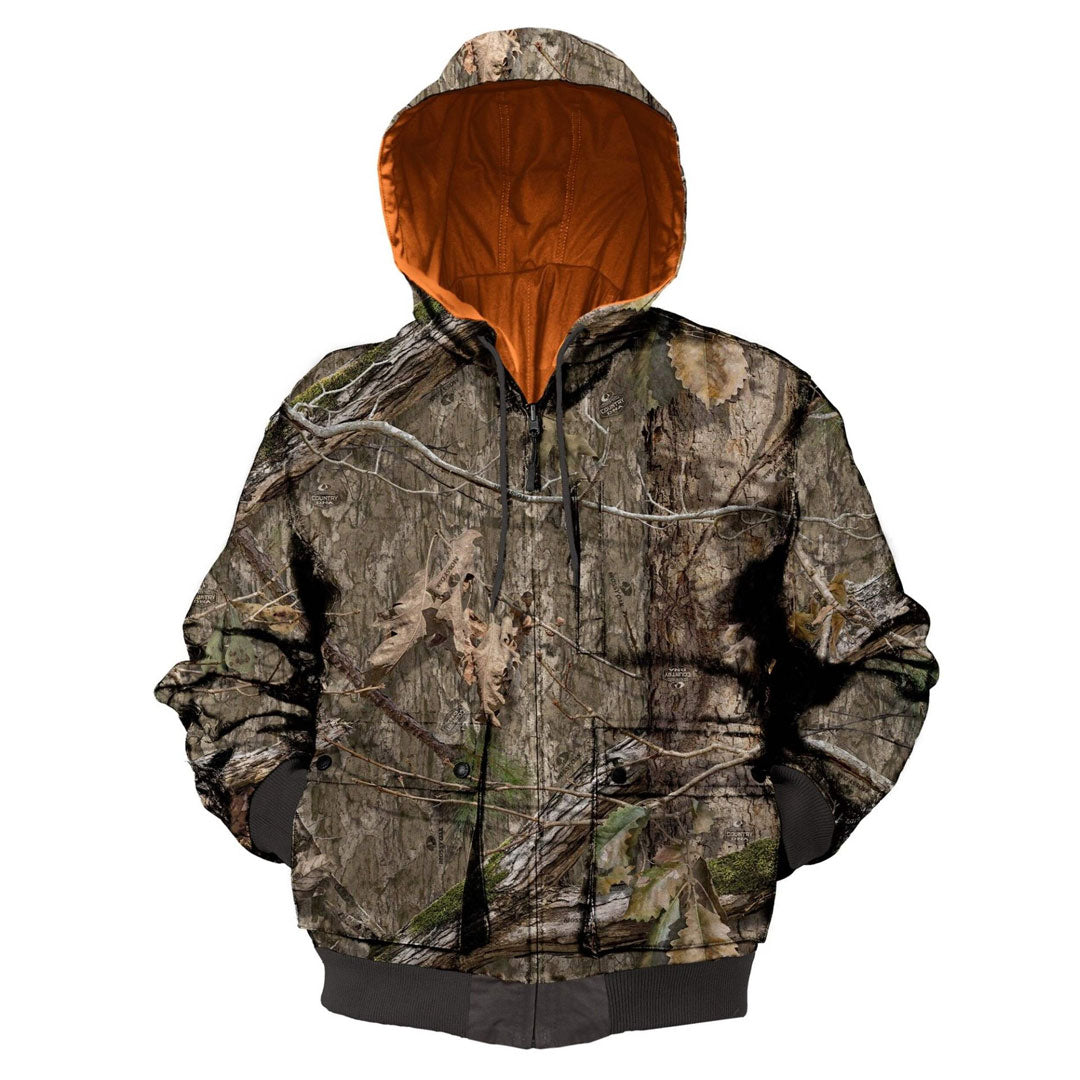 Staghorn Outfitters Mossy Oak Reversible Blaze Canvas Hunting Jacket