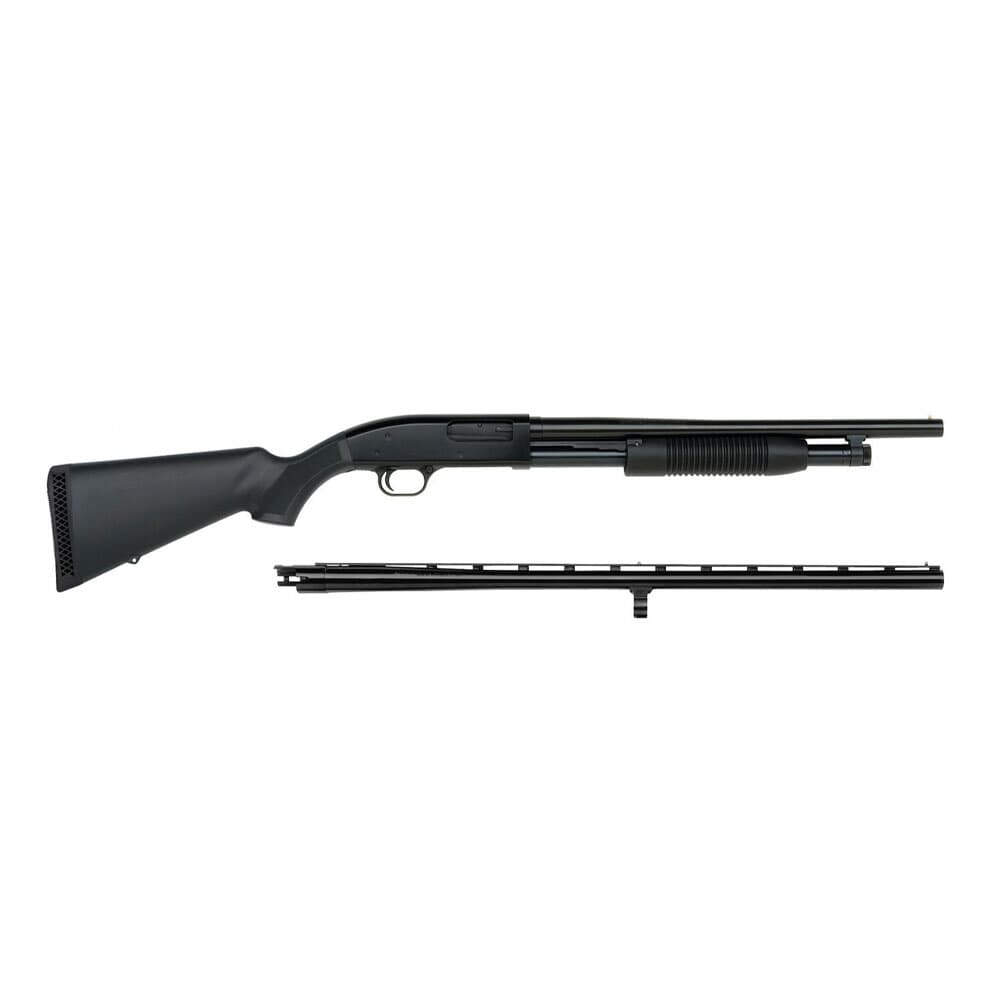 Mossberg Maverick 88 Combo 12 Gauge 28" Vent Rib Barrel & 18.5" Cylinder Barrel Blued / Synthetic