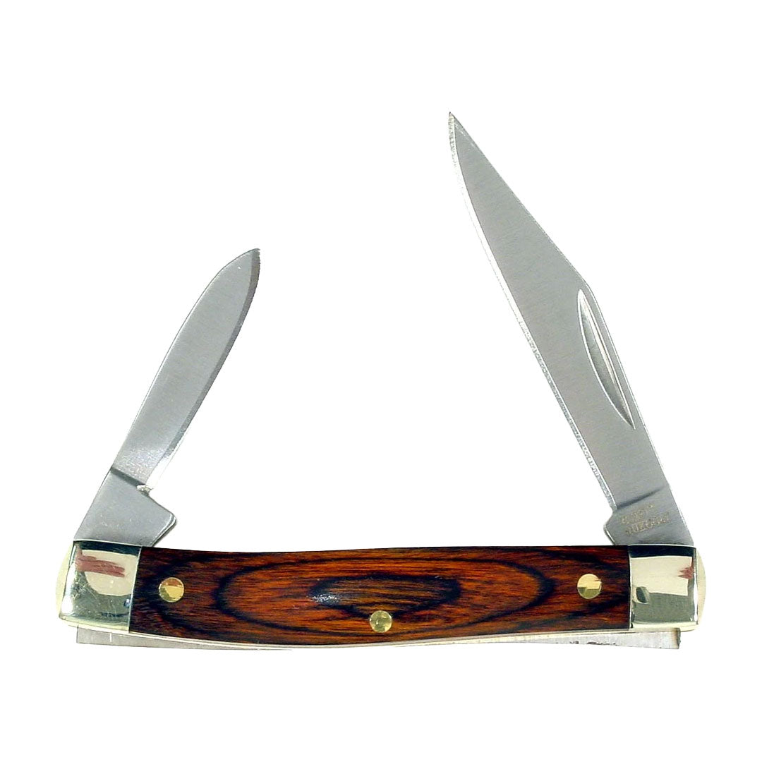 Ruko Outdoors 440A 2.75" Folding Blade Pocket Knife Pakkawood Handle