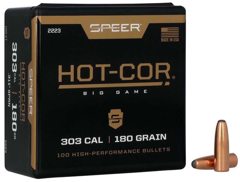 Speer Hot-Cor .311 180gr Bullets - 100 Count
