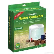 COGHLAN'S COLLAPSIBLE WATER CONTAINER 5 GAL