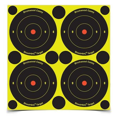Birchwood Casey Targets 3in. Shoot-N-C Round Bullseye Product Info-High Falls Outfitters