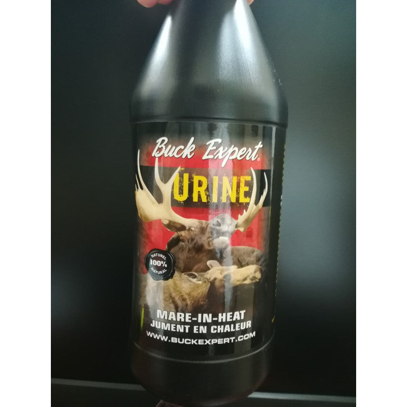 Buck Expert Natural Moose Urine (Silver), Mare-In-Heat, 1 L / 32 Oz