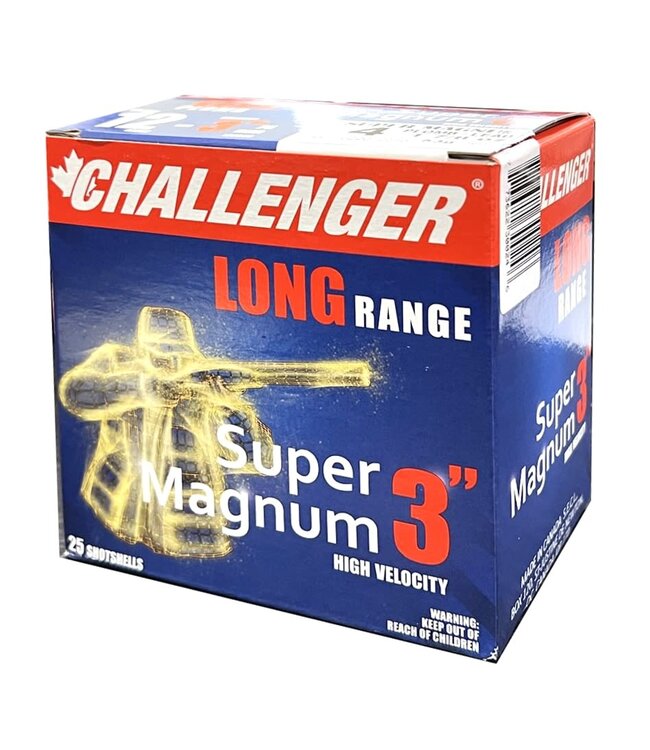 Challenger Super Magnum Lead 12 Gauge 3 in 1-7/8 oz
