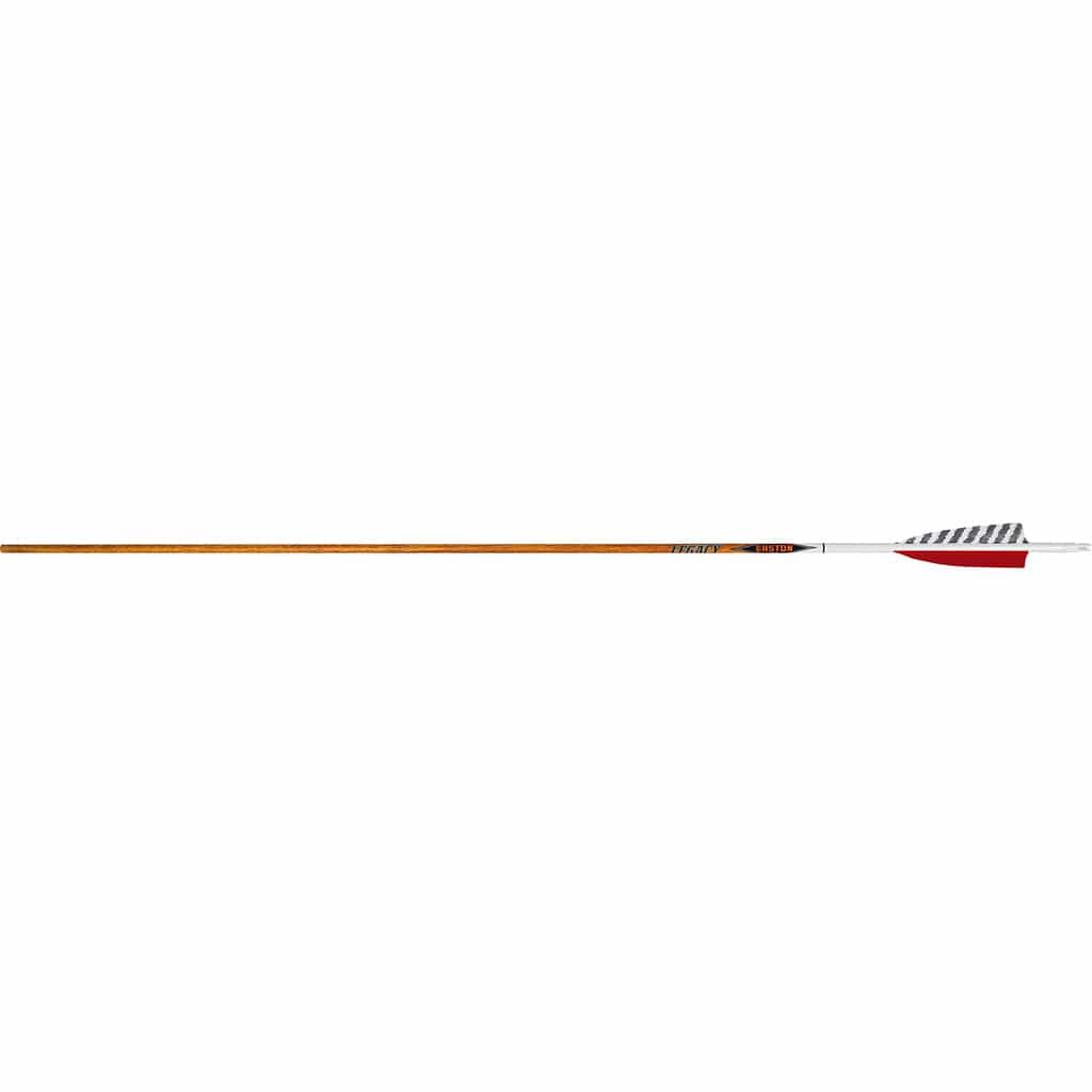 Easton Carbon Legacy 6.5mm 340 Arrows with 4-inch Feathers