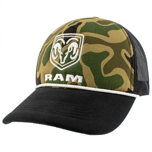 Dodge RAM Logo Green Camo Rope Cap product image
