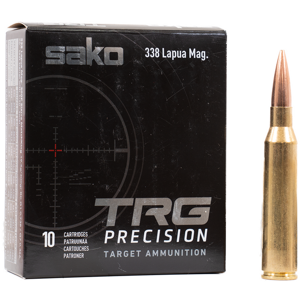 Sako TRG Precision .338 Lapua Mag 300gr HPBT Ammunition – 10 Rounds