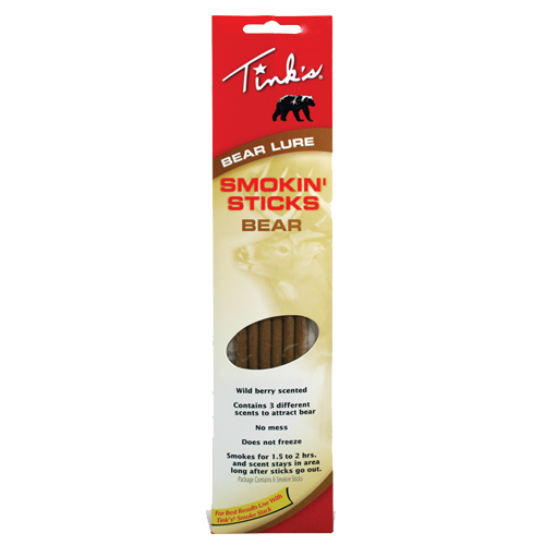 TINKS BEAR SMOKIN STICKS WILDBERRY SCENTED-High Falls Outfitters