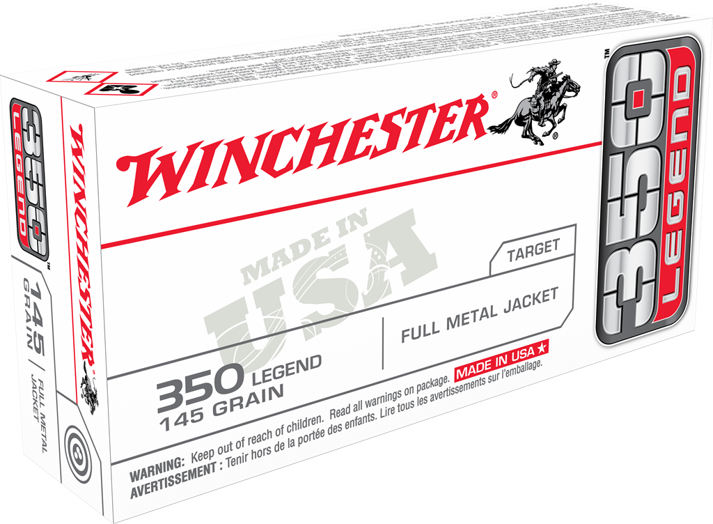 WINCHESTER TARGET FMJ 350 LEGEND 145 GR 20 RDS