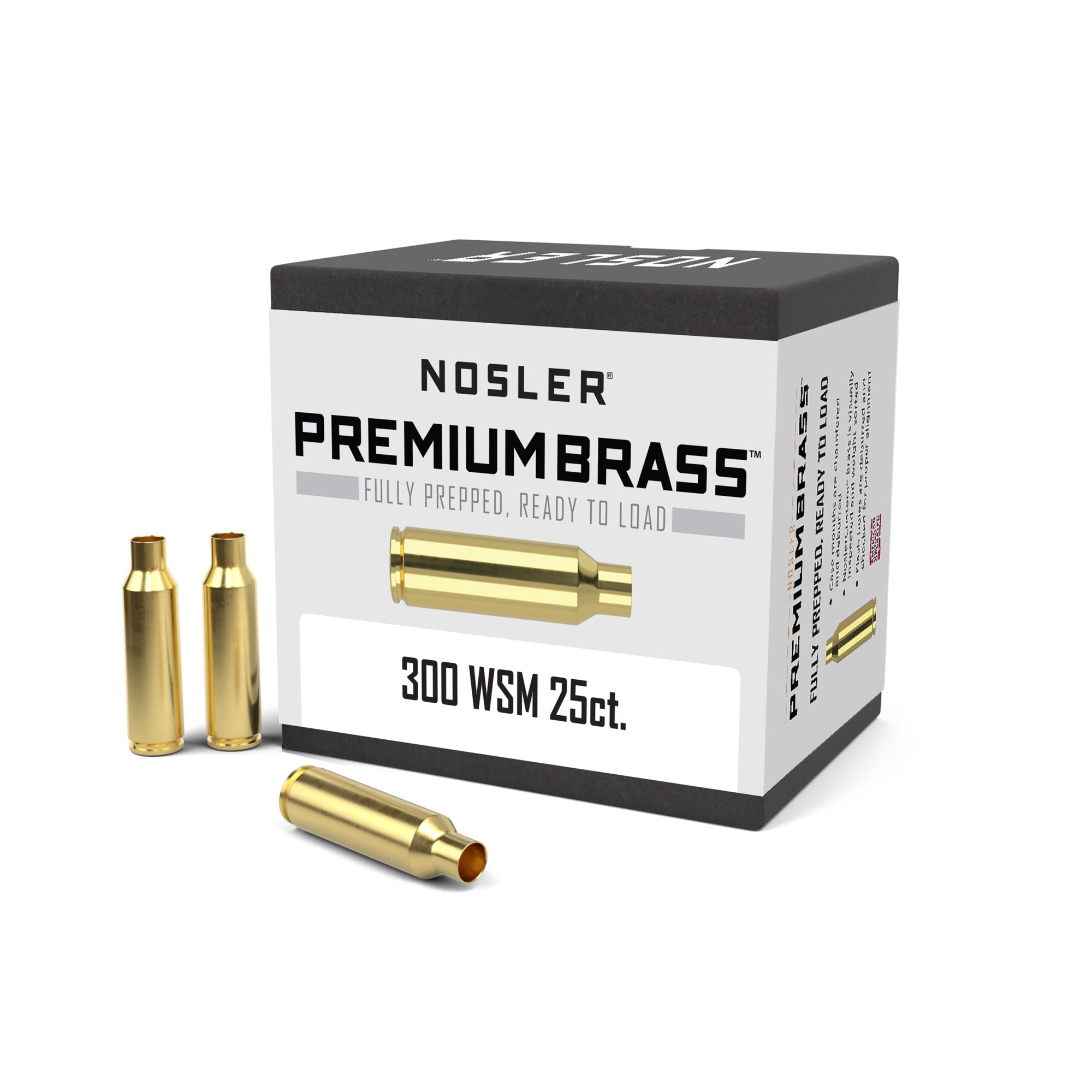 Nosler 11863 Custom Rifle Brass .300 Winchester Short Magnum 25ct