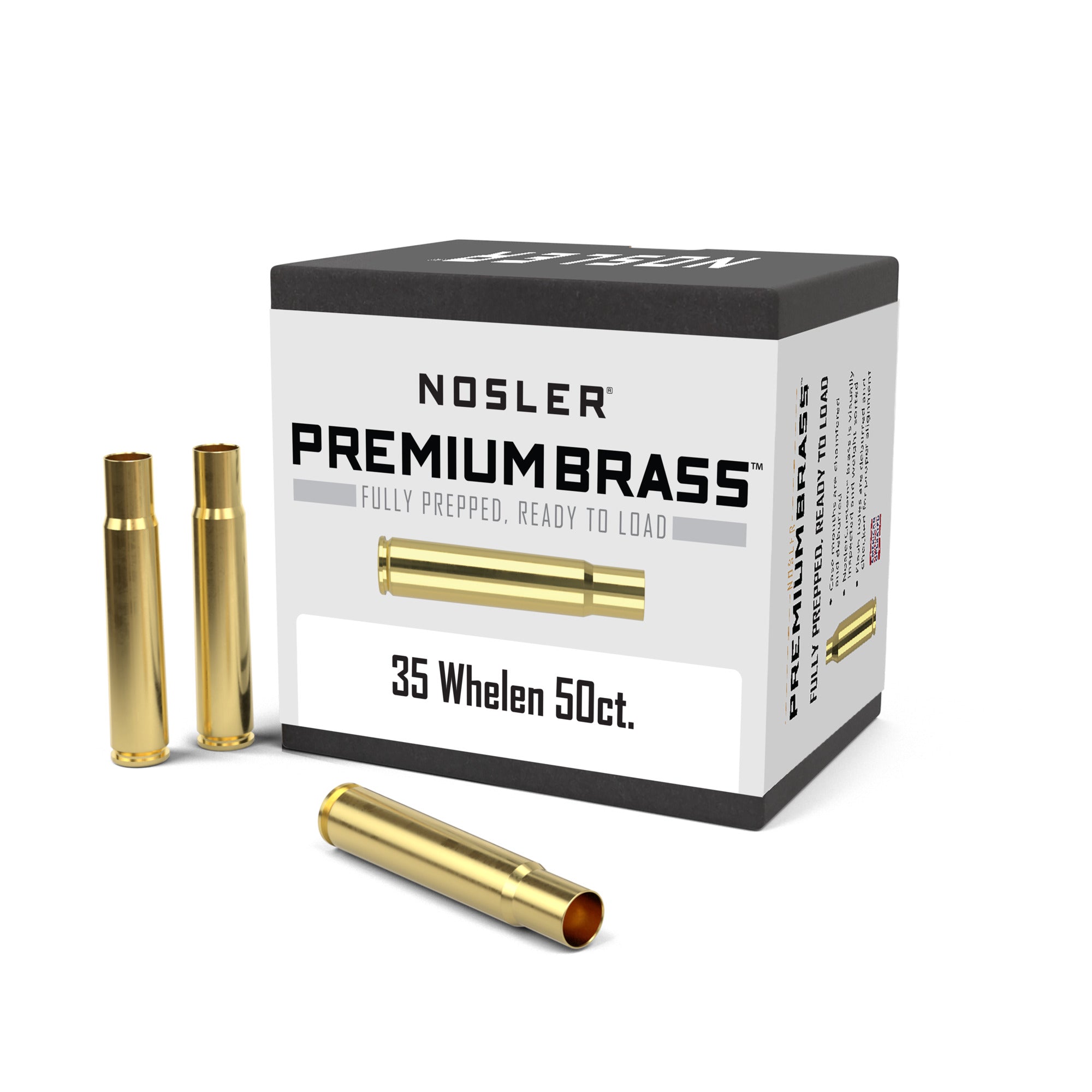 Nosler 11926 Custom Rifle Brass .35 Whelen 50ct