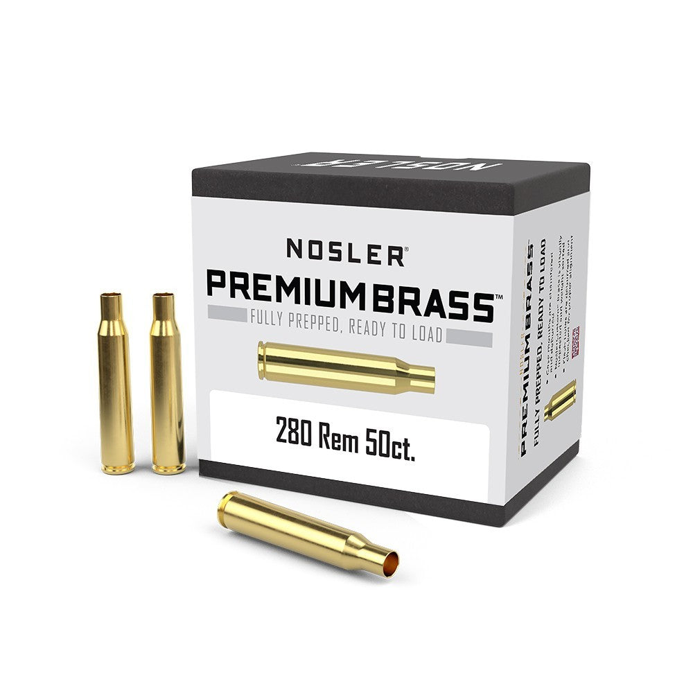 Nosler 10160 Custom Brass, 280 Remington (50 ct.)