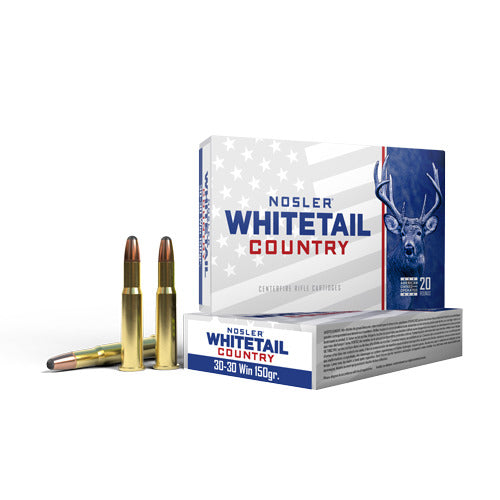 Nosler 40135 WCA Whitetail Country 30-30 Win, 150g SB RN, 20 Rnd