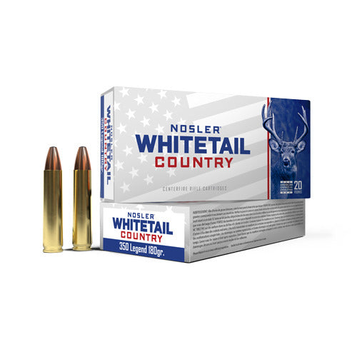 Nosler 40130 WCA Whitetail Country 350 Legend, 180g SW, 20 Rnd
