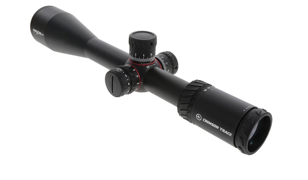 Crimson Trace Hardline Pro 4-16x50 FFP MR1-MIL Illuminated Rifle Scope - black rifle scope