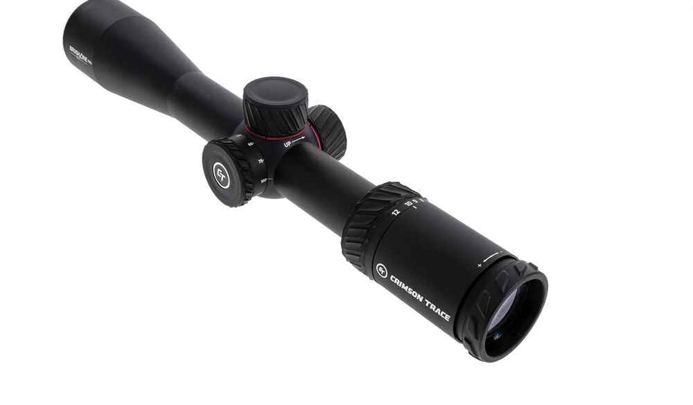 Crimson Trace Brushline Pro 3-12x42 BDC Pro 30mm Rifle Scope - black rifle scope