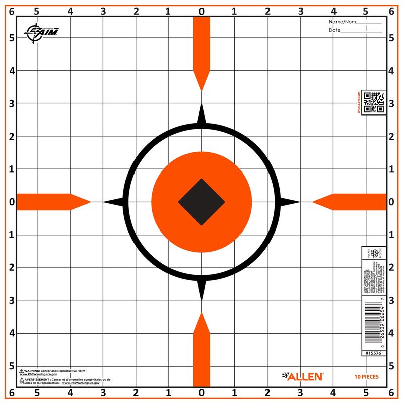 Allen Rigid Sight In Target 10 Pack product image