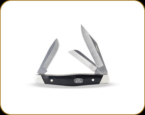Buck 301 Stockman 3-Blade Pocket Knife – Black
