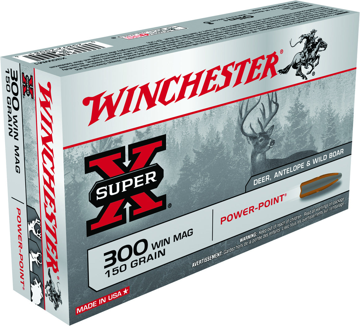 WINCHESTER SUPER X 300 WINMAG 180 GR POWER-POINT