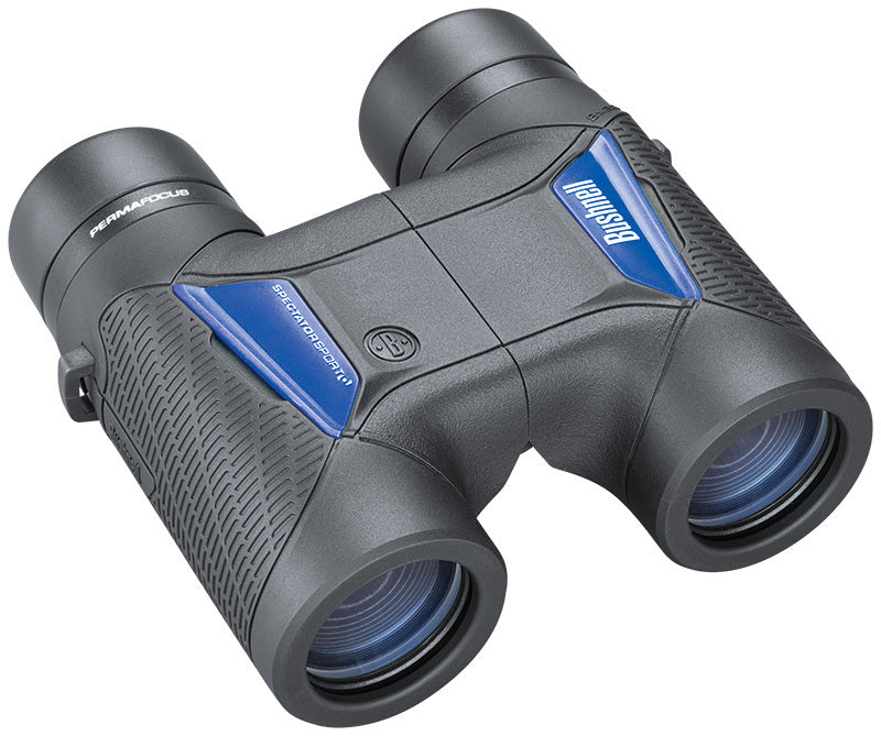 Bushnell BS1832 Spectator Sport Binoculars, 8x32mm Black Roof PermaFocus, Colored Tiles