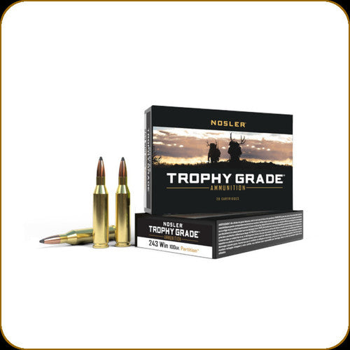 Nosler Trophy Grade 243 Win 100gr Partition Ammunition