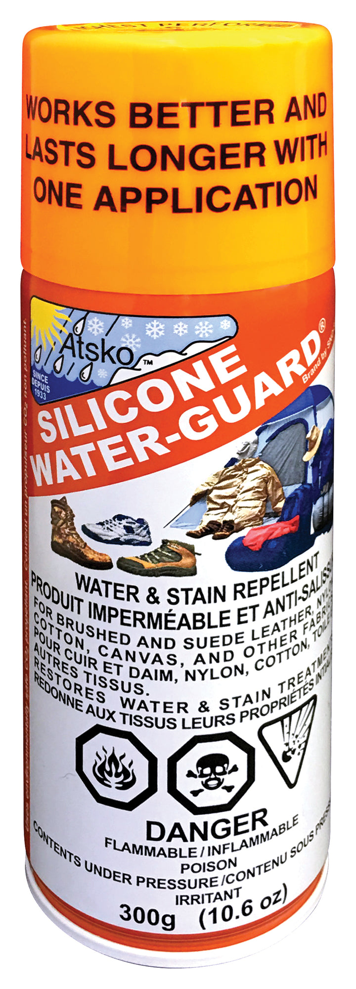 Atsko Aerosol Water Guard Silicone Spray - 10.5oz