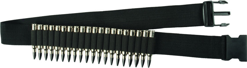 Hunters Specialties Rifle Shell Belt 20 Cartridge Capacity Black Nylon