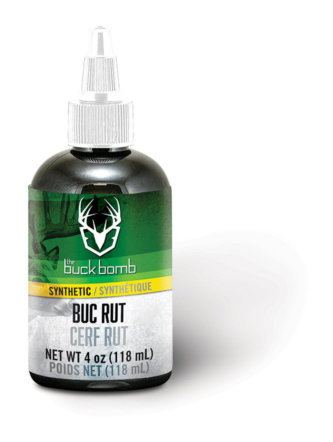 Buck Bomb Synthetic Buc Rut, Liquid, 4oz w/ 4 wicks
