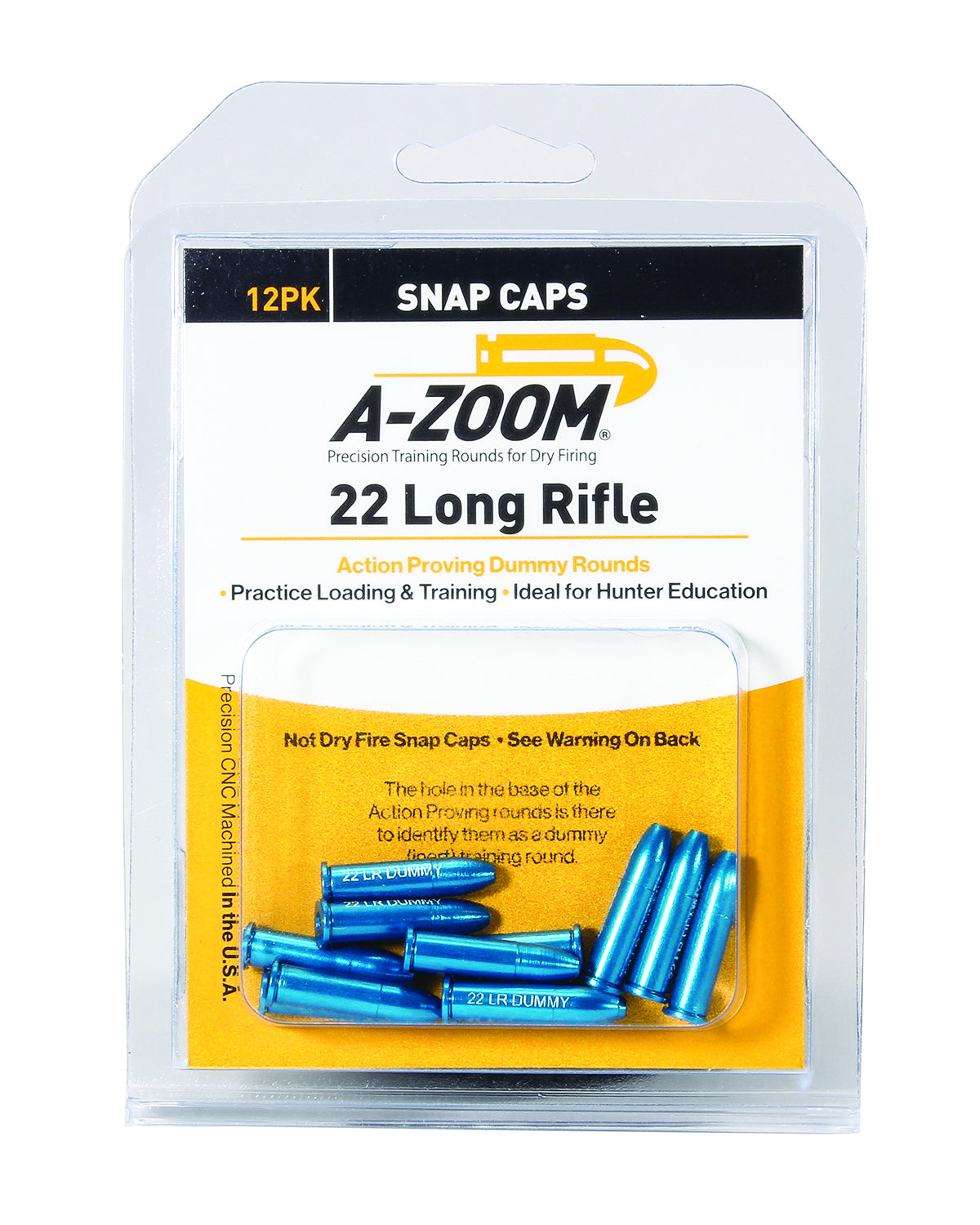 A-Zoom Action Proving Rimfire Dummy Rounds - .22 LR, 12pk
