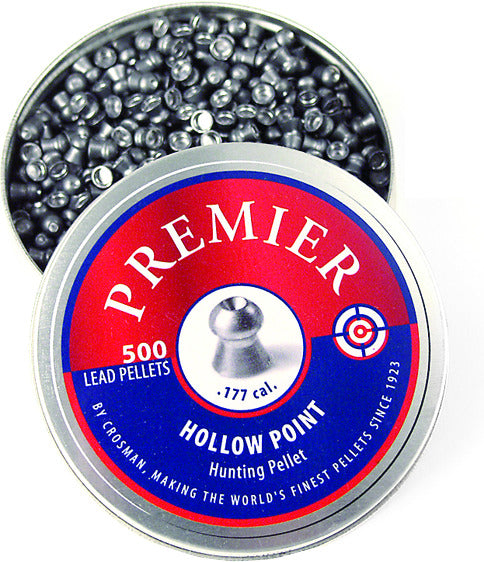 Crosman LHP77 Premier Hollow Point Pellet, .177 Caliber, 7.9 Grain